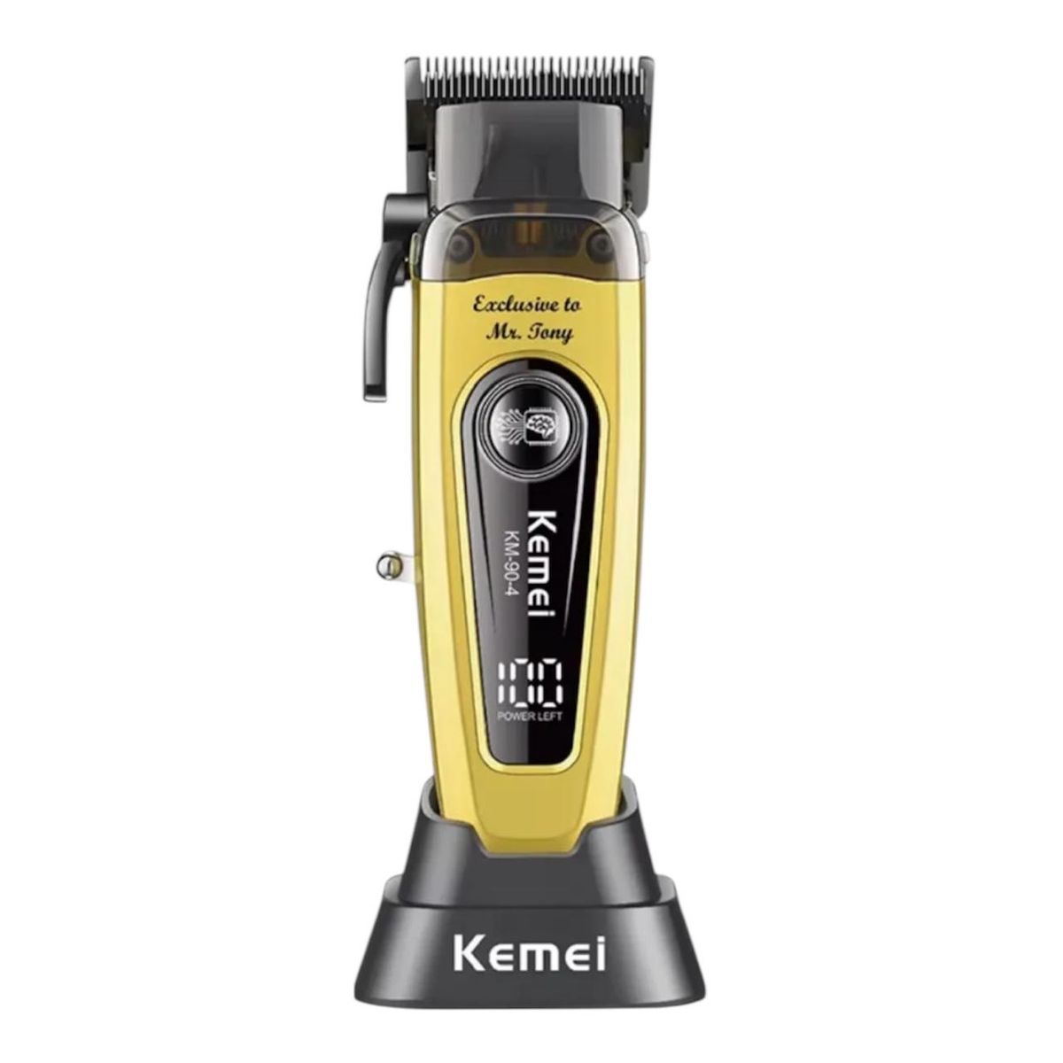 KEMEI - Maquina Cortadora profesional Con base de carga Kemei km-90-4