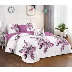 GENERICO - Quilt de Verano 2 plazas con Diseño Floral TFCC622