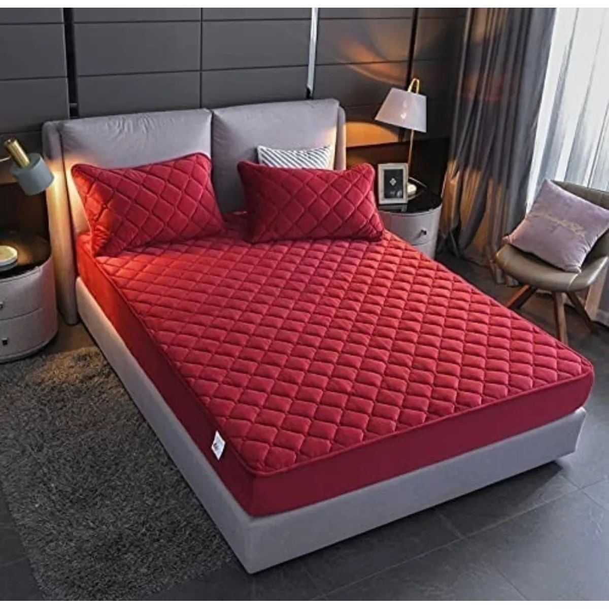 GENERICO - Cubre Colchon Dos Plazas 150x200cm 100% Impermeable Antiderrames