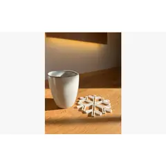 GENERICO - Posavasos y decoración de 6 copos de nieve