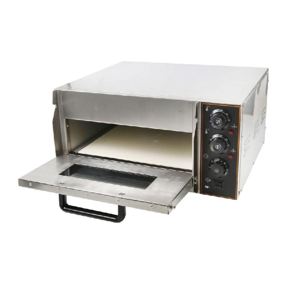 BOZZO - Horno Pizza Pizzero Electrico 1 Camara 40x40 cm Bozzo