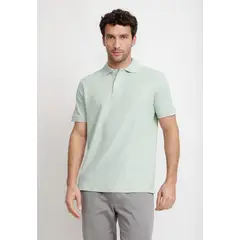 TRIAL - Polera Polo Pique Algodón Marini Menta