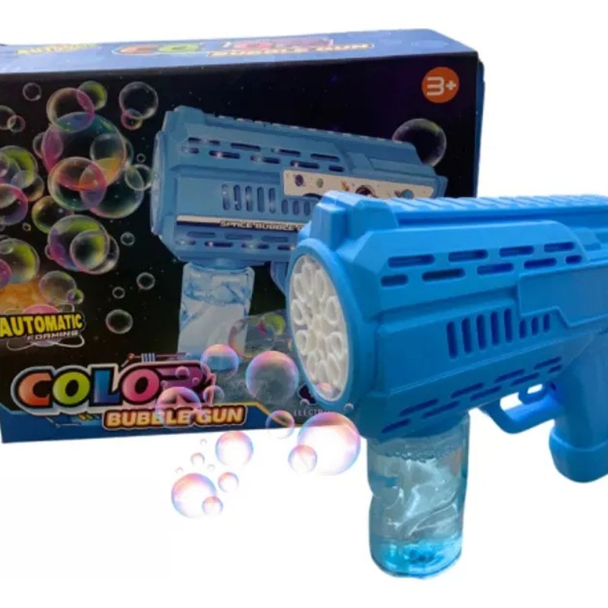 NO LOGO - Juguete Pistola De Burbujas Eléctrica Recargable Para Niños