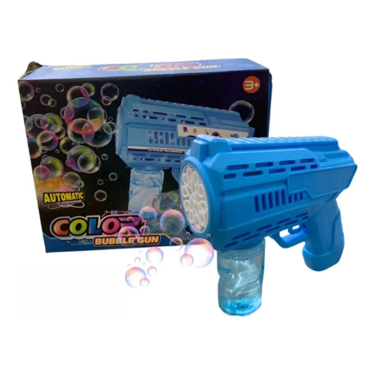 NO LOGO - Juguete Pistola De Burbujas Eléctrica Recargable Para Niños