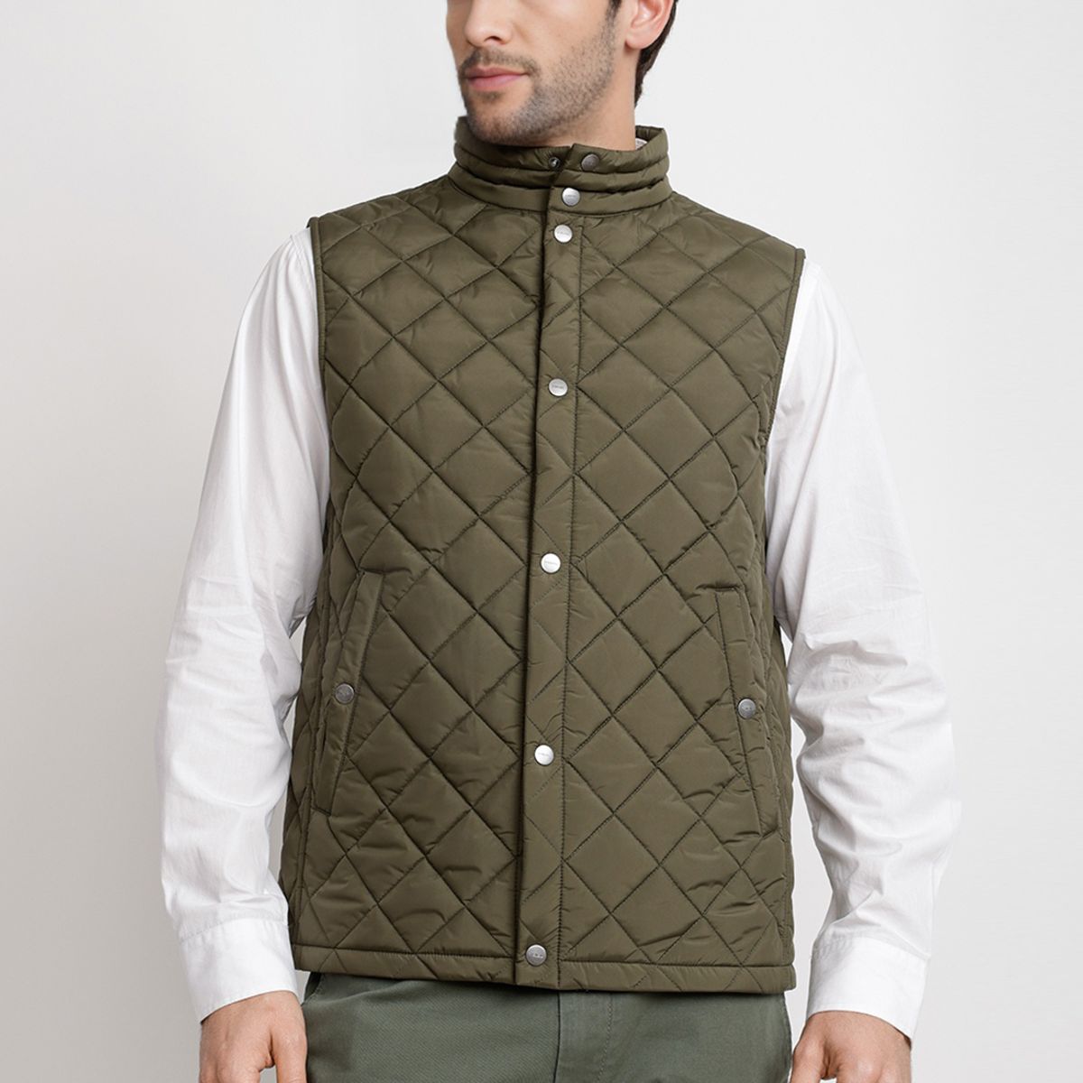 TRIAL - Parka Sin Mangas Tomáso Verde