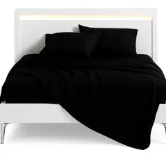 ARMONIA - Juego de Sábana 2½ King 800 Hilos Liso Rojo v4