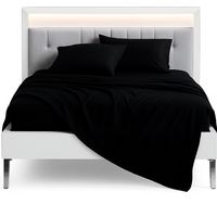 Sábana 2 Plazas 800 Hilos Liso Rojo v3 7EF