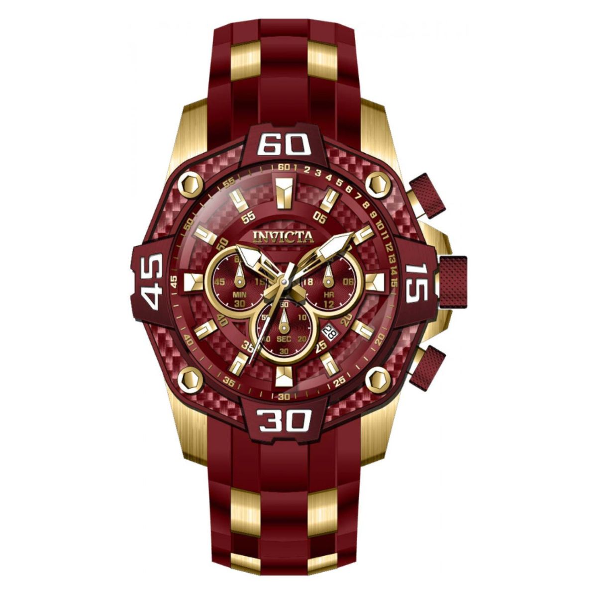 INVICTA - Reloj Invicta 40862 Rojo Hombre