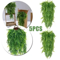 GENERICO - 5 Planta artificial De Helecho 81CM, Decoración Del Hogar