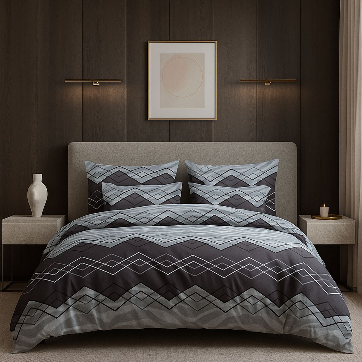 ARMONIA - Sábana 2½ Plazas 800 Hilos Diseño Americano 832B