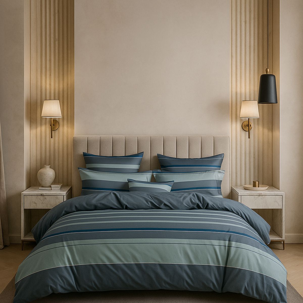 ARMONIA - Sábana 2½ Plazas 800 Hilos Diseño Americano 833H