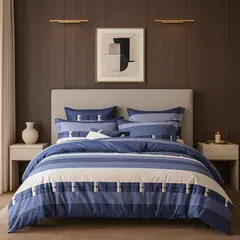 ARMONIA - Sábana 2 Plazas 800 Hilos Diseño Americano 832B