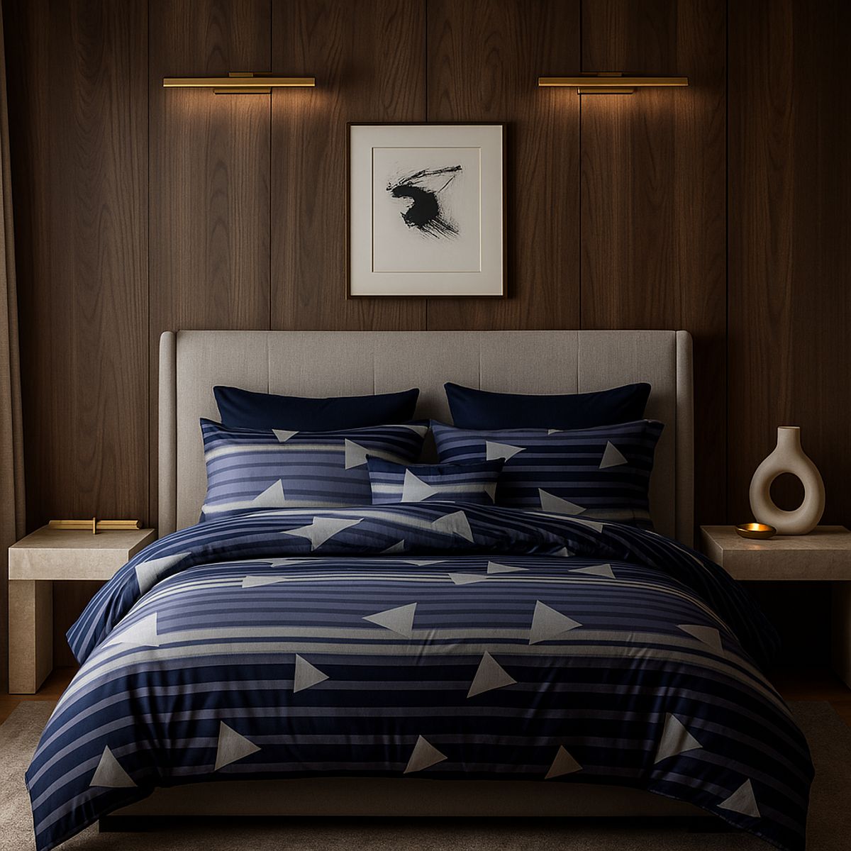 ARMONIA - Sábana King 800 Hilos Diseño Americano 833C 7EF