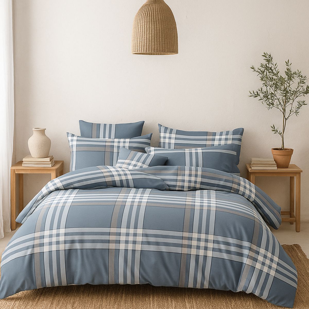 ARMONIA - Sábana 2 Plazas 800 Hilos Diseño Americano 837G