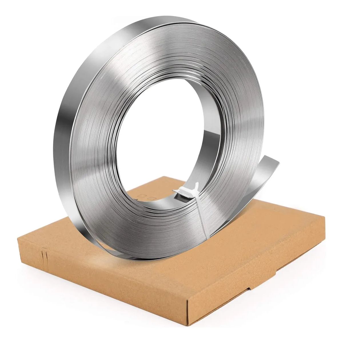 Rollo De Flejado Cinta O Fleje Acero Inoxidable 1/2 X 30 Mts, marca GENERICO - Foto Principal