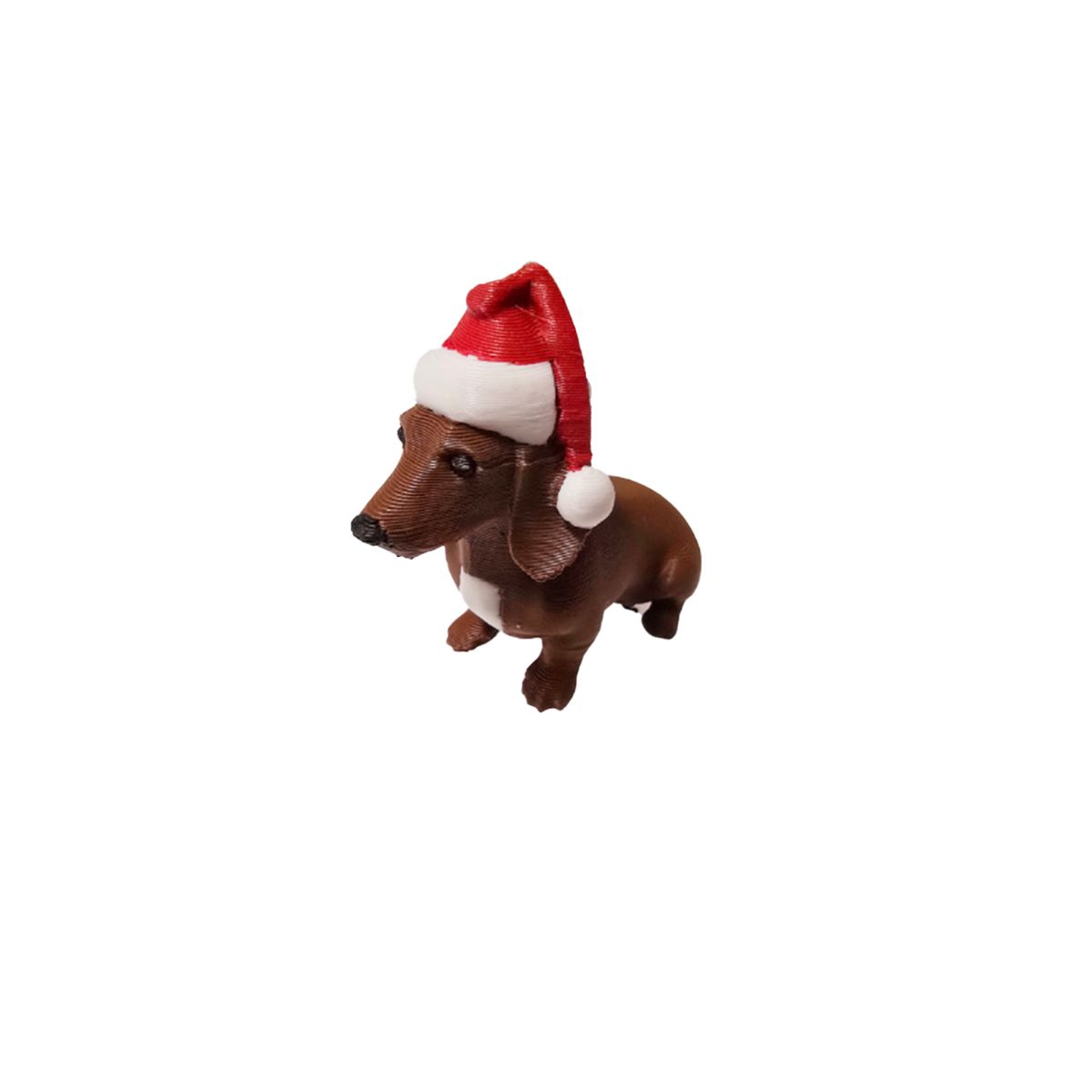 GENERICO - Figura - Perro Salchicha Navideño