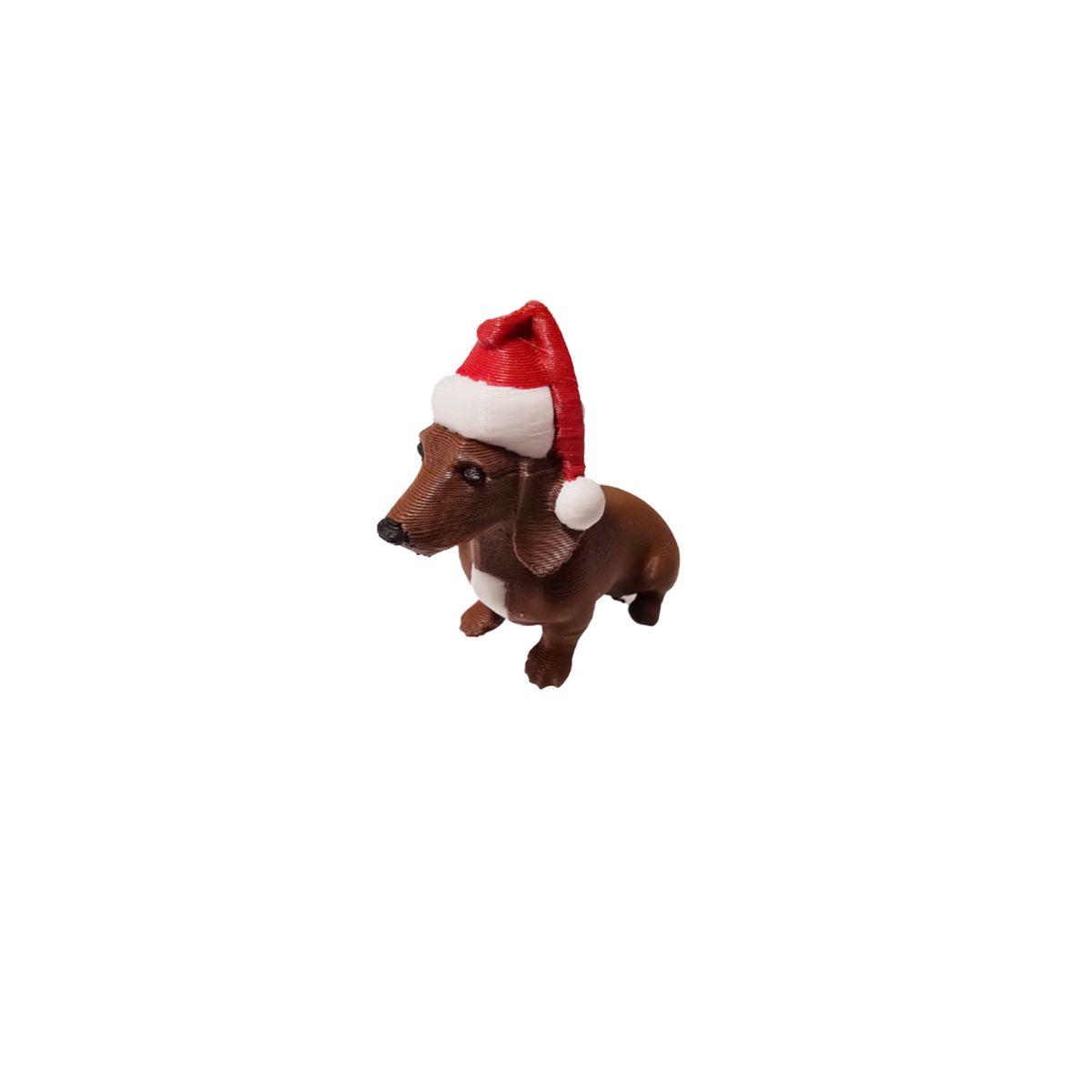 GENERICO - Figura - Perro Salchicha Navideño