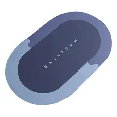 NO LOGO - Alfombra De Baño Suave De 50 x 35 cm Ovalada