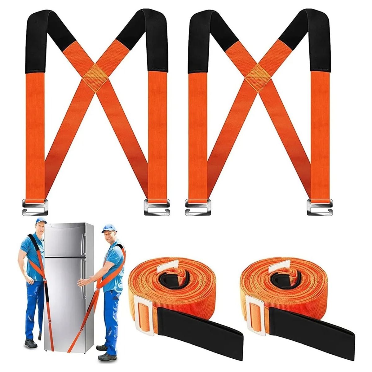 GENERICO - Kit Correas De Seguridad Para Muebles Ajustable Refrigerador