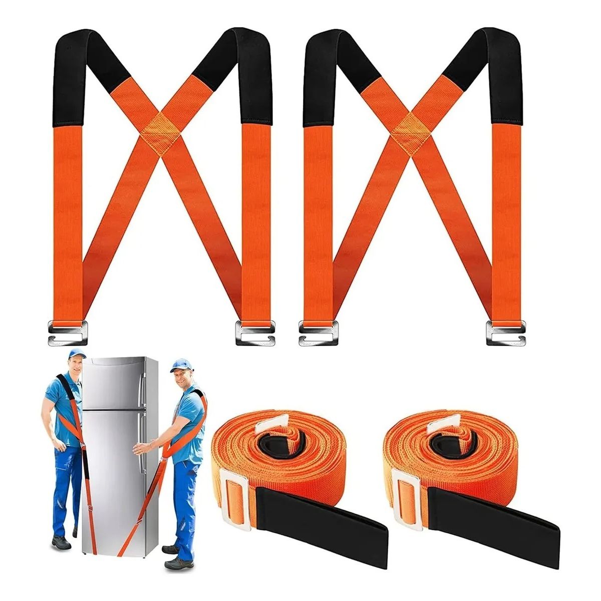 GENERICO - Kit Correas De Seguridad Para Muebles Ajustable Refrigerador