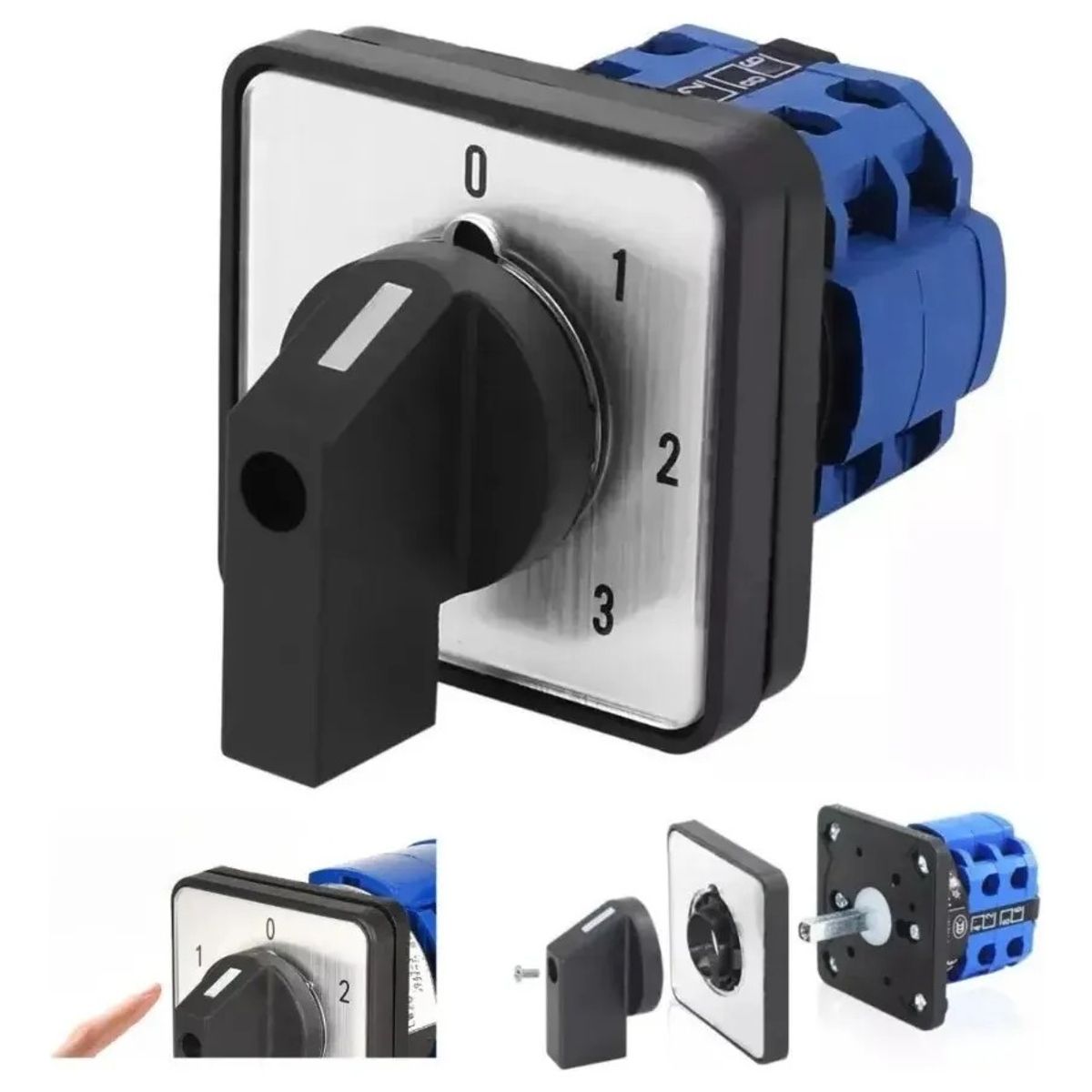 GENERICO - Selector Pacco 3 Posiciones 20a Conmutador 3polo Tetrapolar