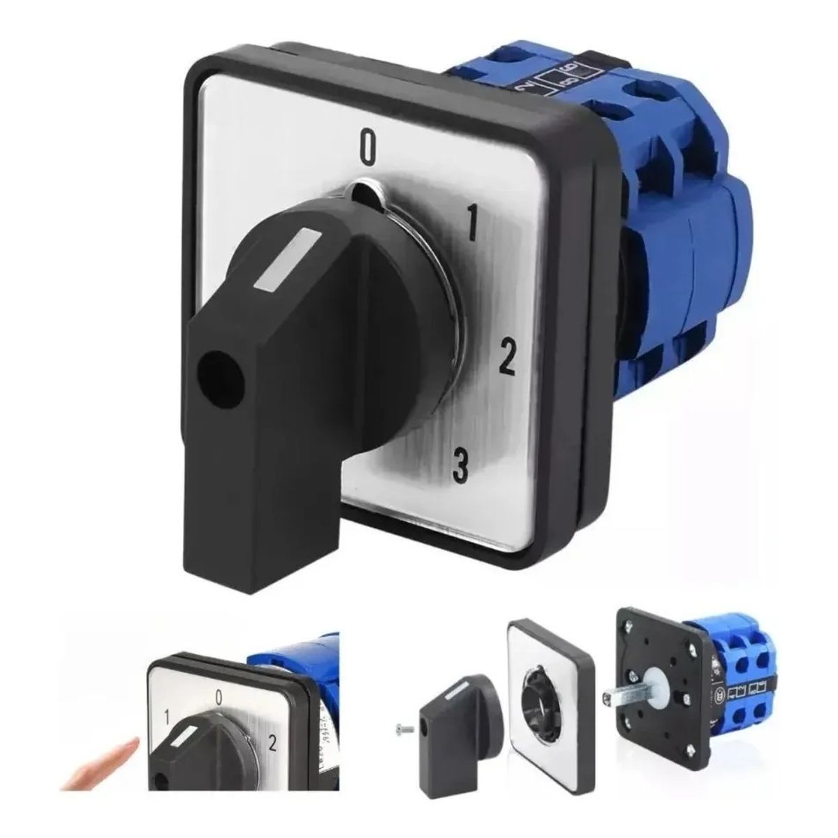 GENERICO - Selector Pacco 3 Posiciones 20a Conmutador 3polo Tetrapolar