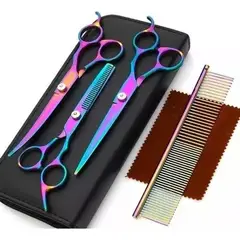 NO LOGO - Juego De Tijeras Coloridas Para Mascotas