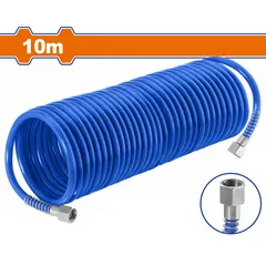 WADFOW - Manguera de Aire WQG1910 10 m con Conectores Roscados Metálicos