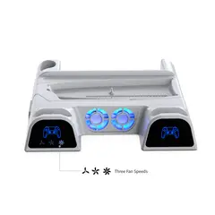 DOBE - Base de Carga y Enfriamiento para PS5PS5 Slim PS5 Pro Color blanco