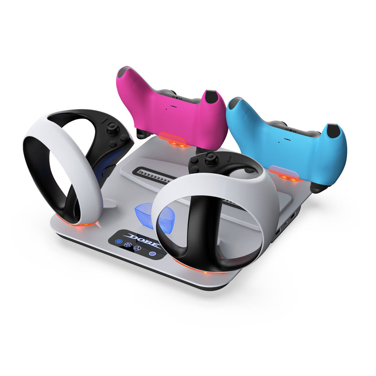 DOBE - DOBE Base de Carga y Enfriamiento  para PS5/PS VR2  Color blanco