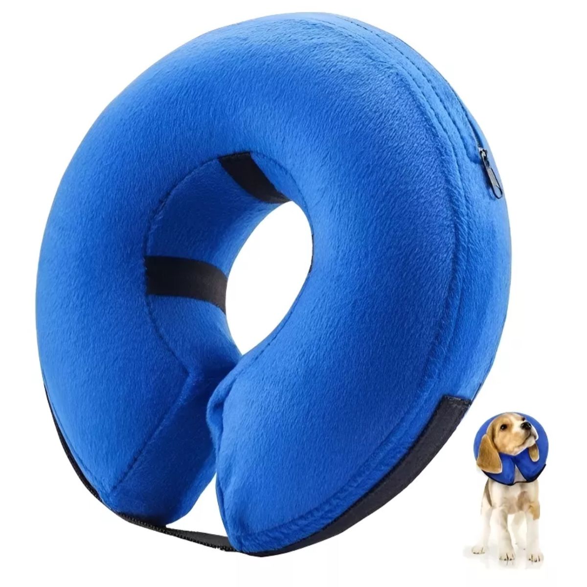 KINDA NICE - Collar Hinchable Antimordeduras Para Mascotas S