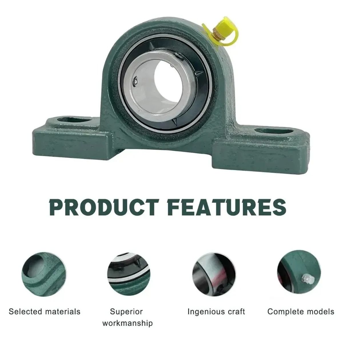 GENERICO - Soporte Ucp-206 (descanso O Chumacera P-206) Eje 30 Mm