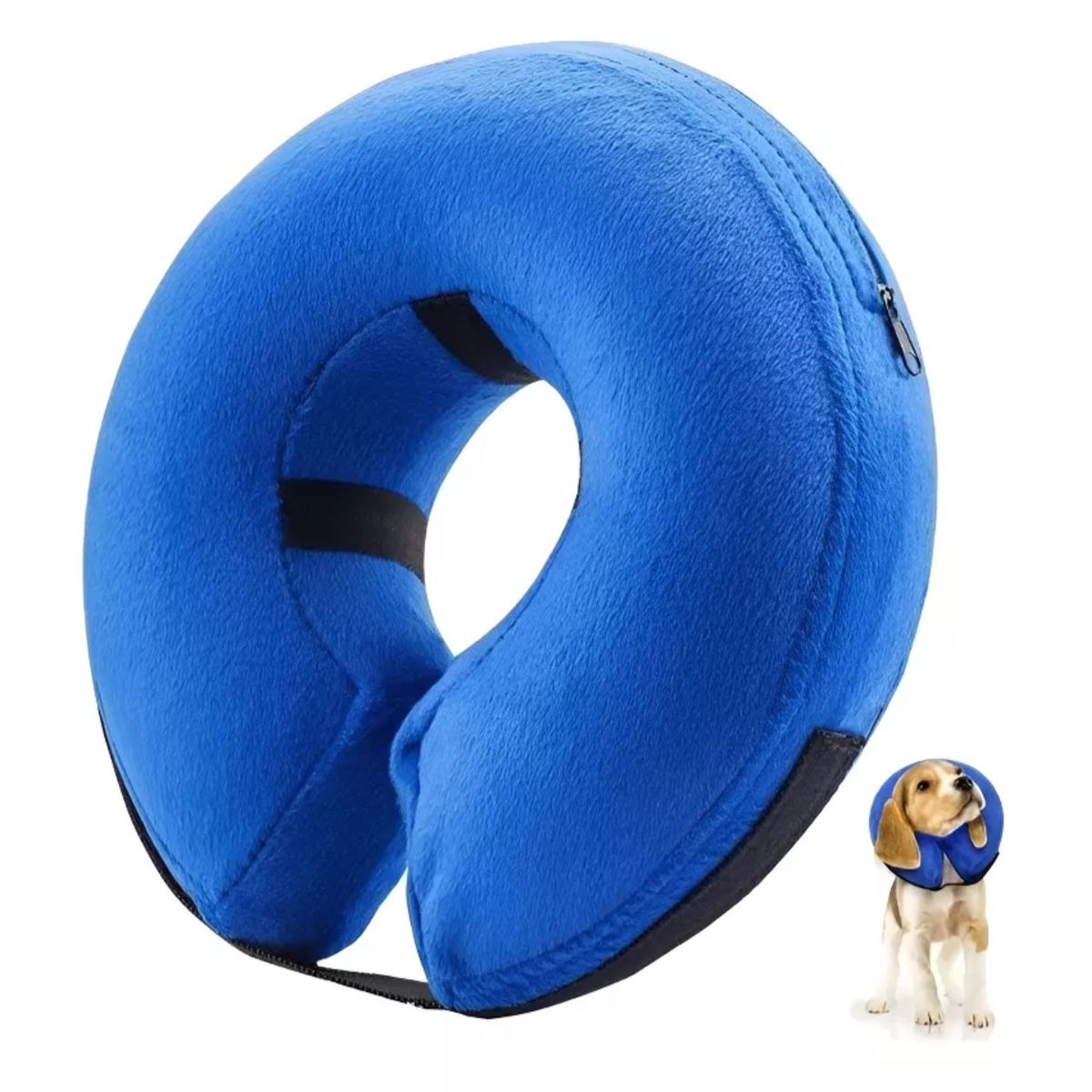 KINDA NICE - Collar Hinchable Antimordeduras Para Mascotas M