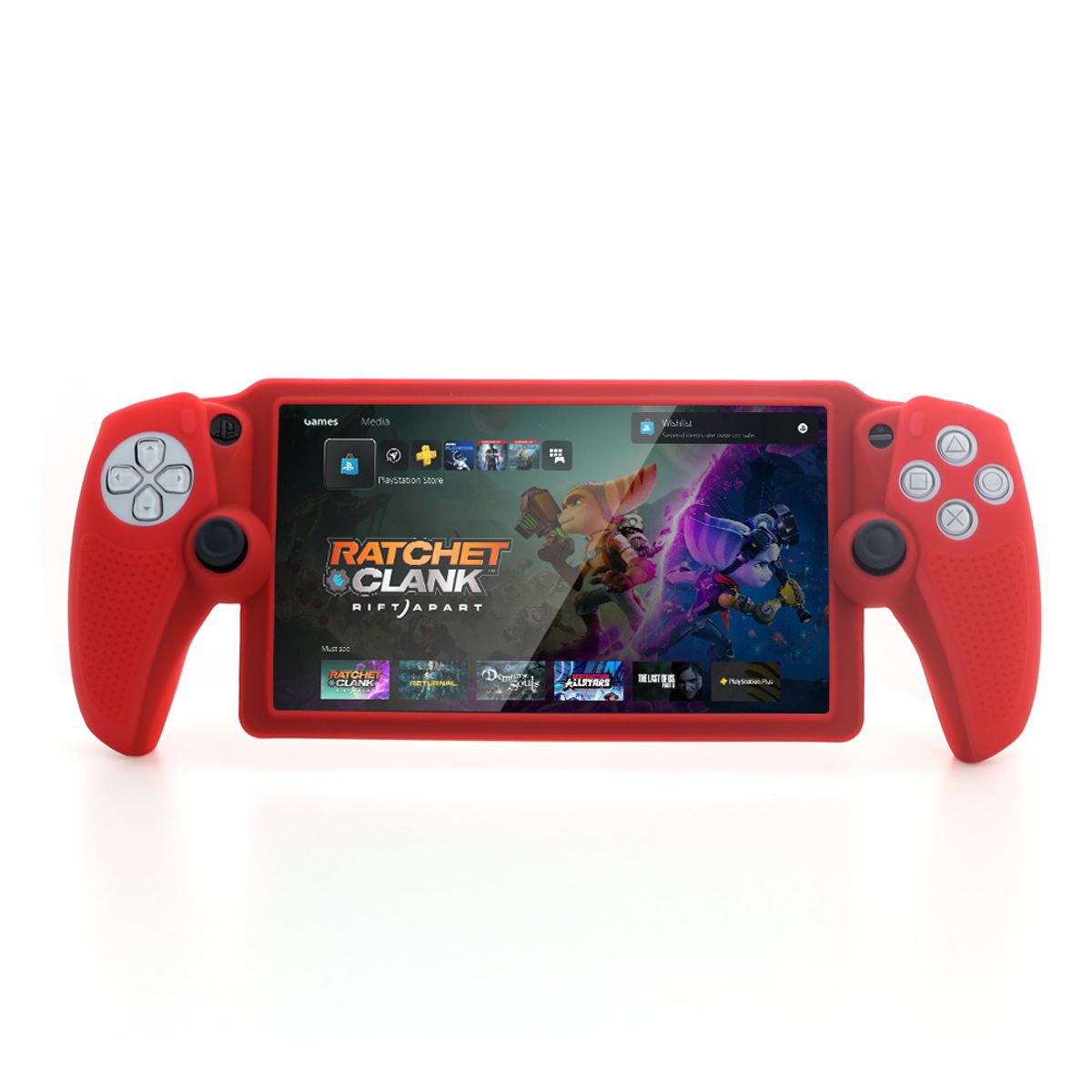DOBE - DOBE Funda de Silicona Suave para PS5 control Portátil Color Rojo