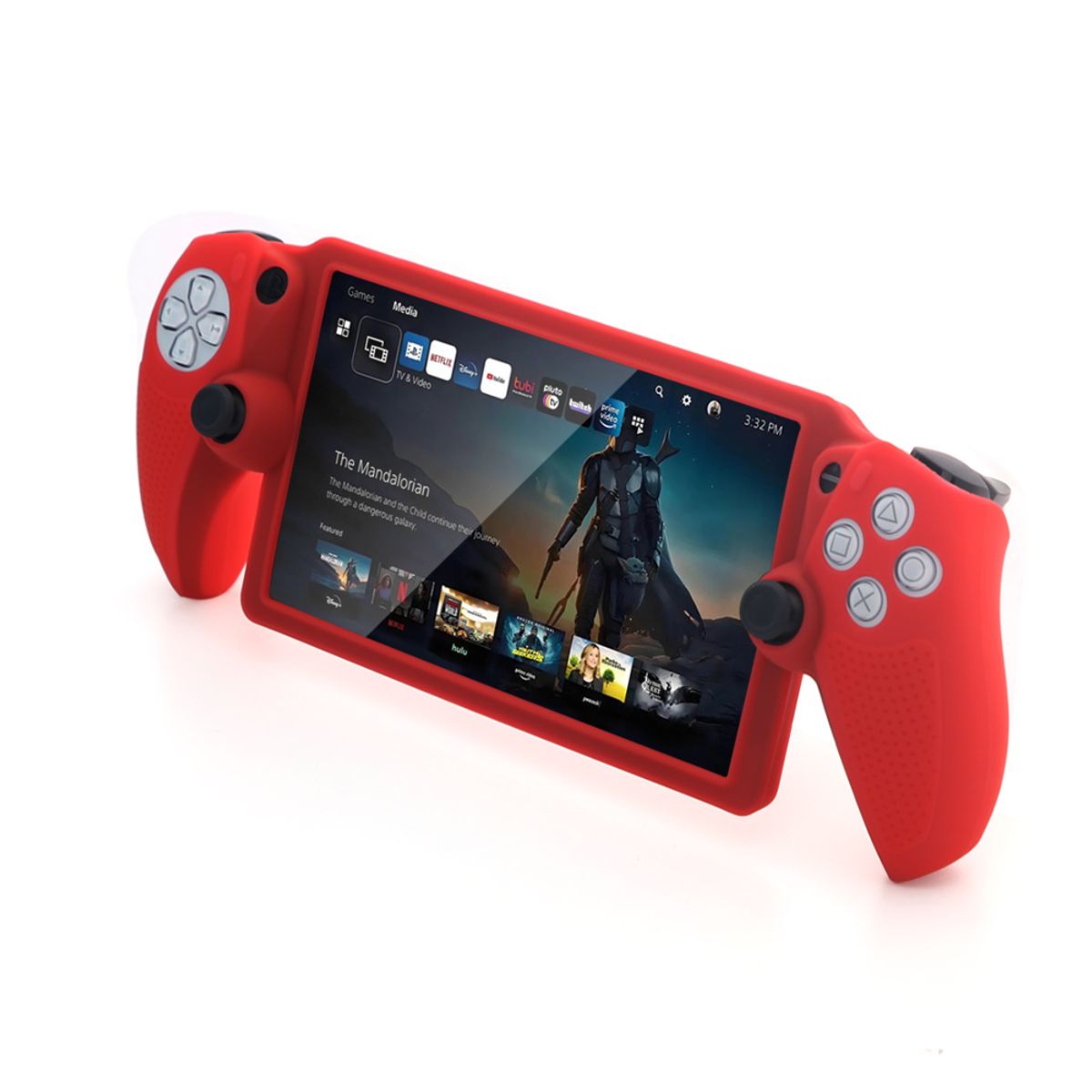 DOBE - DOBE Funda de Silicona Suave para PS5 control Portátil Color Rojo