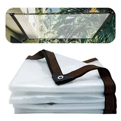 KINDA NICE - 2×6m Lona Transparente Resistente Impermeable + 10m Cuerda