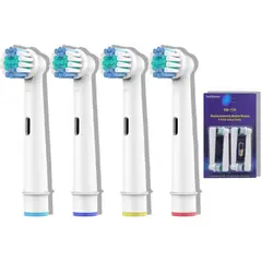 KINDA NICE - Pack 8 Cabezales Repuesto Cepillo Compatible Con Oralb Braun