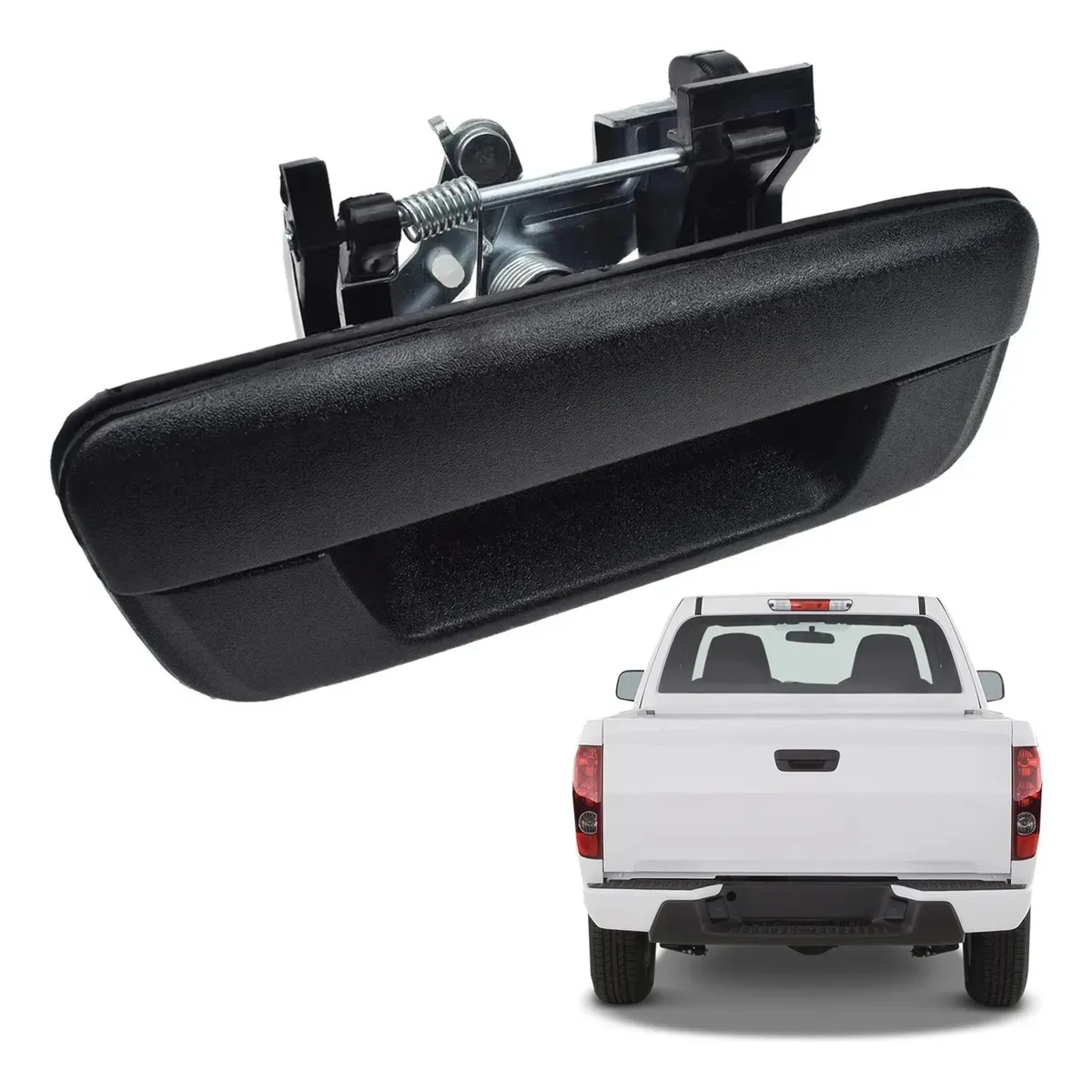GENERICO - Manilla Portalon Negra Para Isuzu Chevrolet Dmax 2005-2013