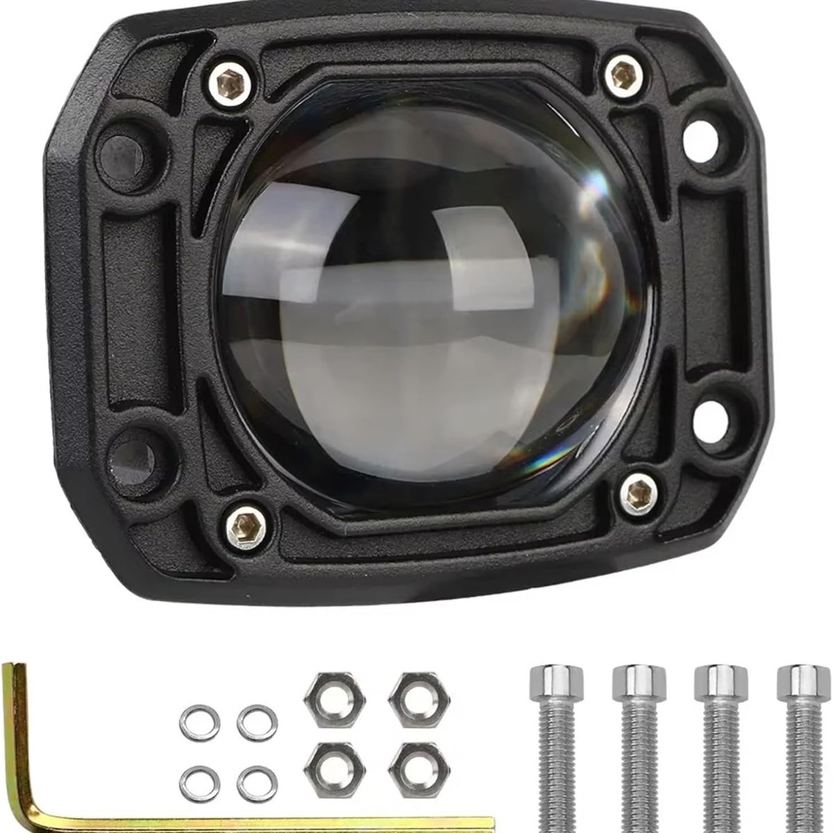 KUANGYE - Foco Neblinero Led Embutido Empotrable Duo Color Autos