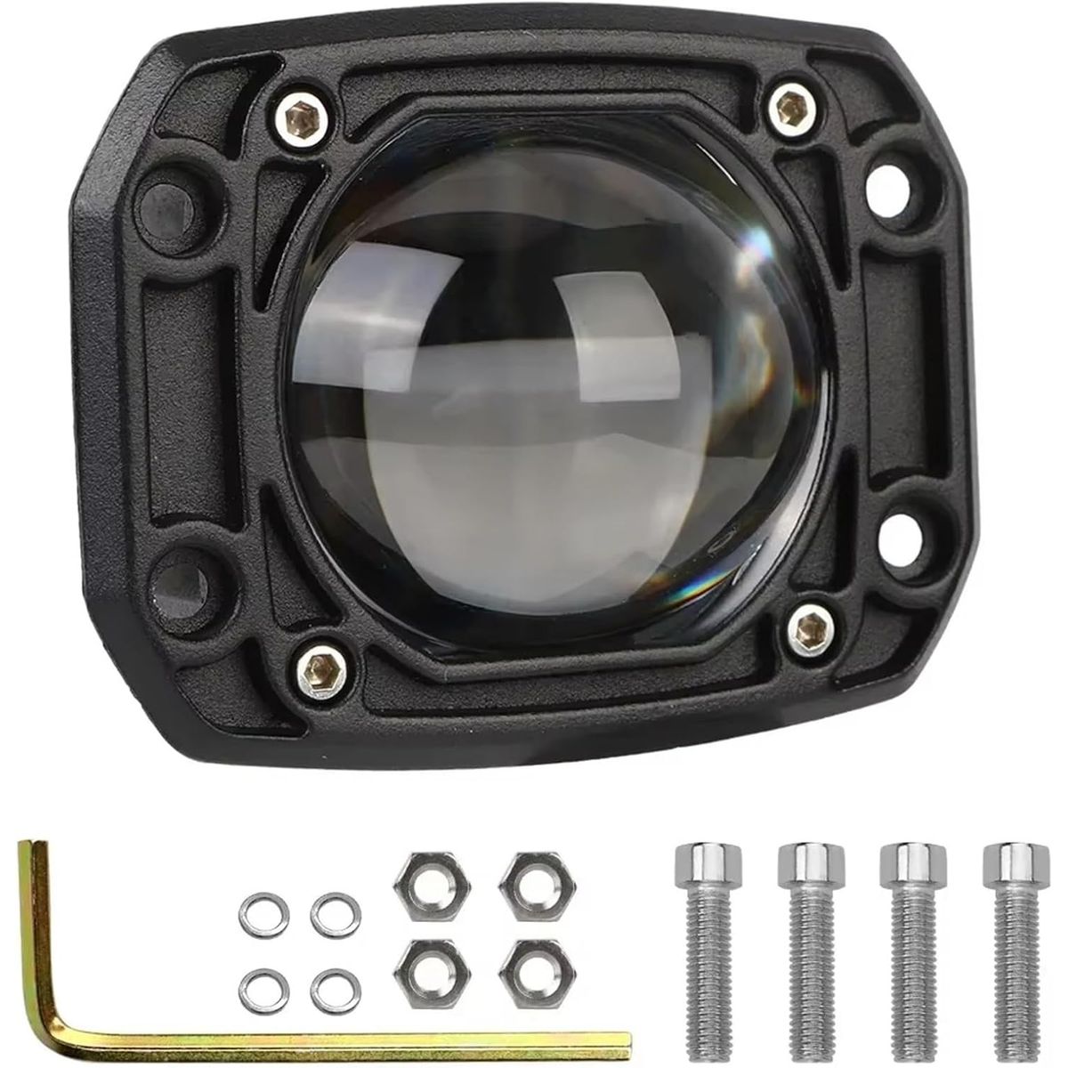 KUANGYE - Foco Neblinero Led Embutido Empotrable Duo Color Autos