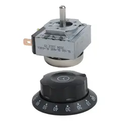 GENERICO - Timer Temporizador Electrico 120 Mins Interruptor Para Horno