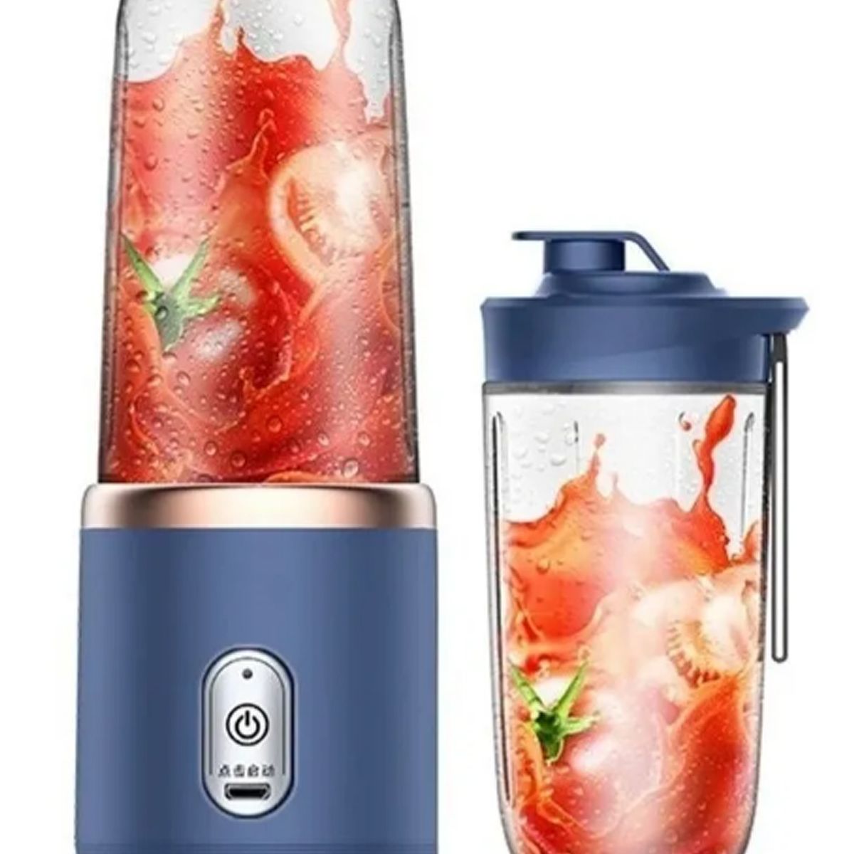 TNAKIEX - Mini Licuadora De Frutas Exprimidora Portátil 6cuchillas Usb