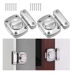 KINDA NICE - 2u Cerraduras De Puerta Para Baño Inodoro Gabinete Turn