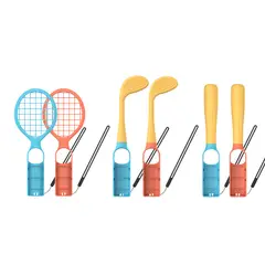 DOBE - Kit Deportivo 6 en 1 para Nintendo Switch/OLED/Switch 2 ¡Precisión Máxima!