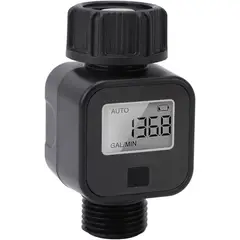 GENERICO - Medidor de agua Digital flujómetro Gal min y L min