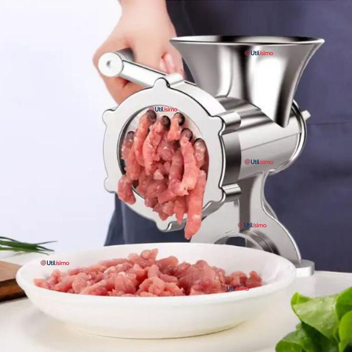 LINE - Molino De Carne Manual Aleación de aluminio Moledor