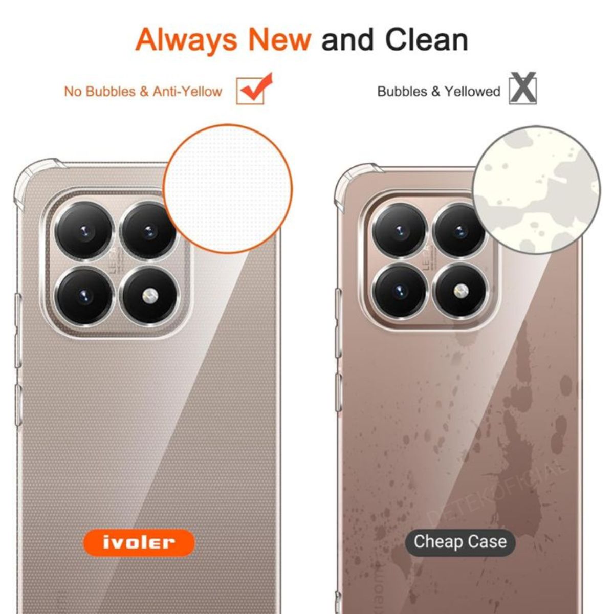 GENERICO - Carcasas Transparente Reforzado Para Xiaomi 15T 5G