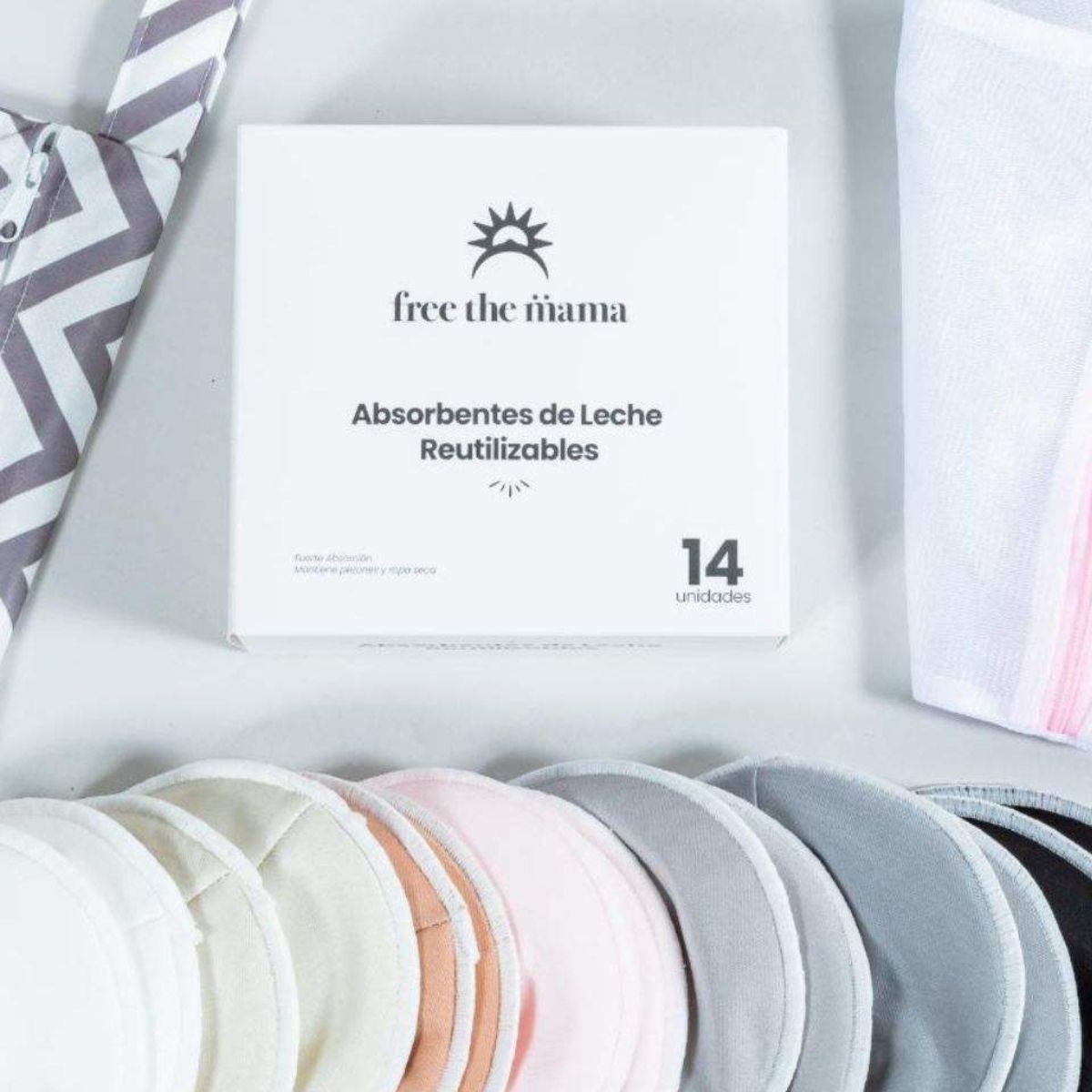 FREE THE MAMA - Absorbentes de Leche Reutilizables  Protector