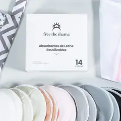 FREE THE MAMA - Absorbentes de Leche Reutilizables Protector