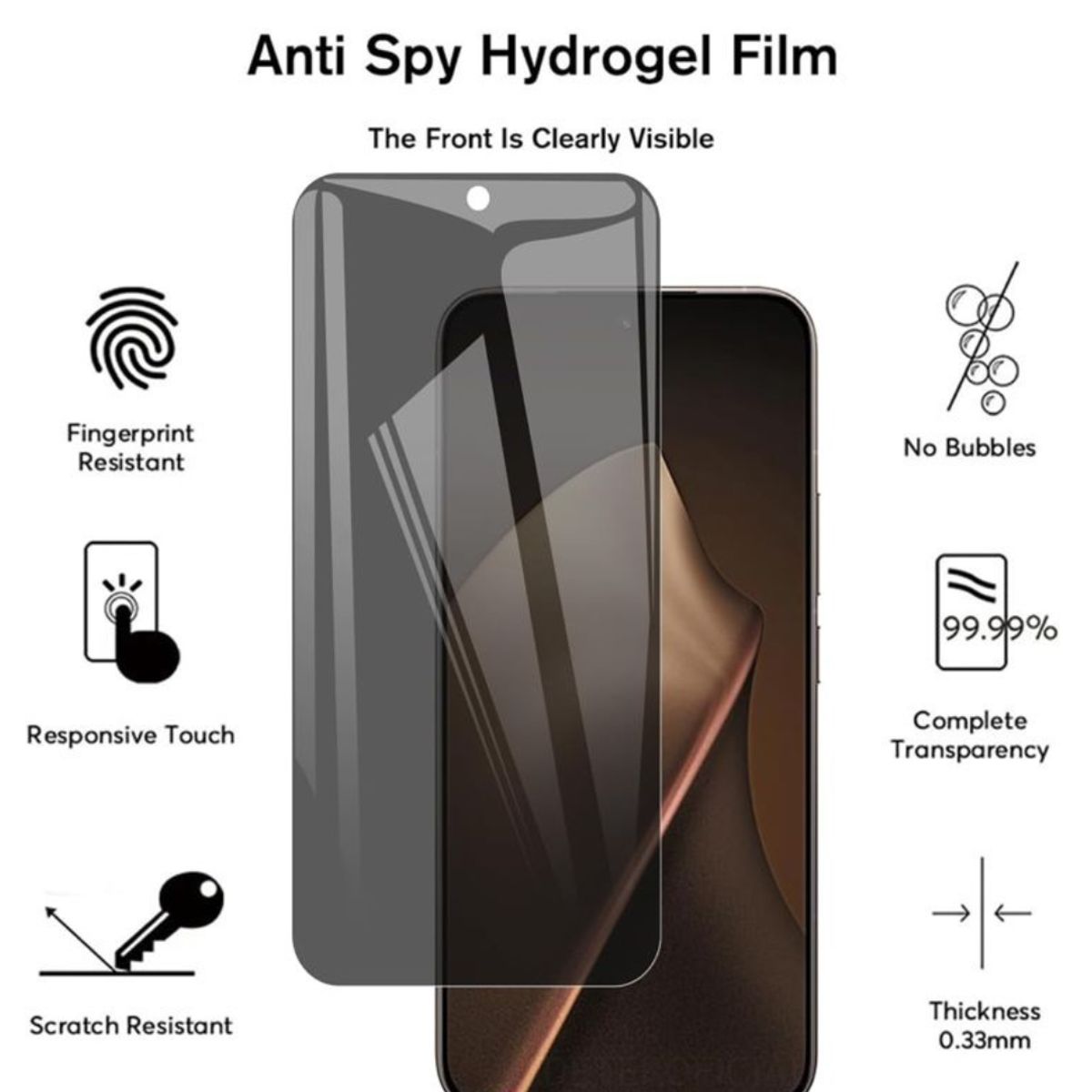 GENERICO - Lamina Anti Espias Hidrogel Para Xiaomi 15T 5G